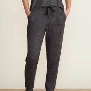 BAREFOOT DREAMS 1XL Charcoal Sweater Drawstring Jogger Pants Soft Comfy Cozy